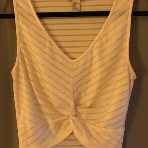 Forever 21 twist front crop top